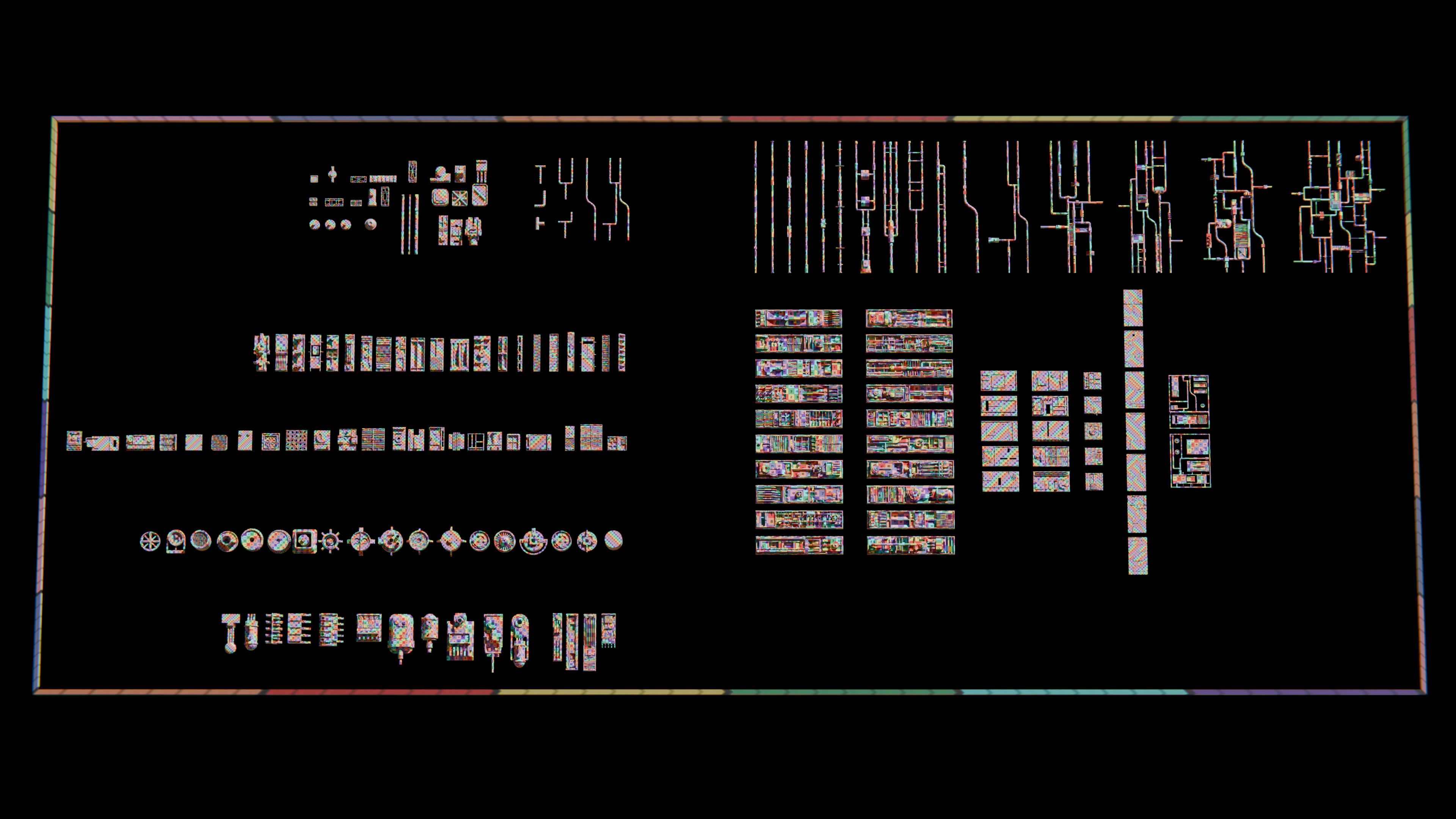 SCIFI KITBASH 3D model_7