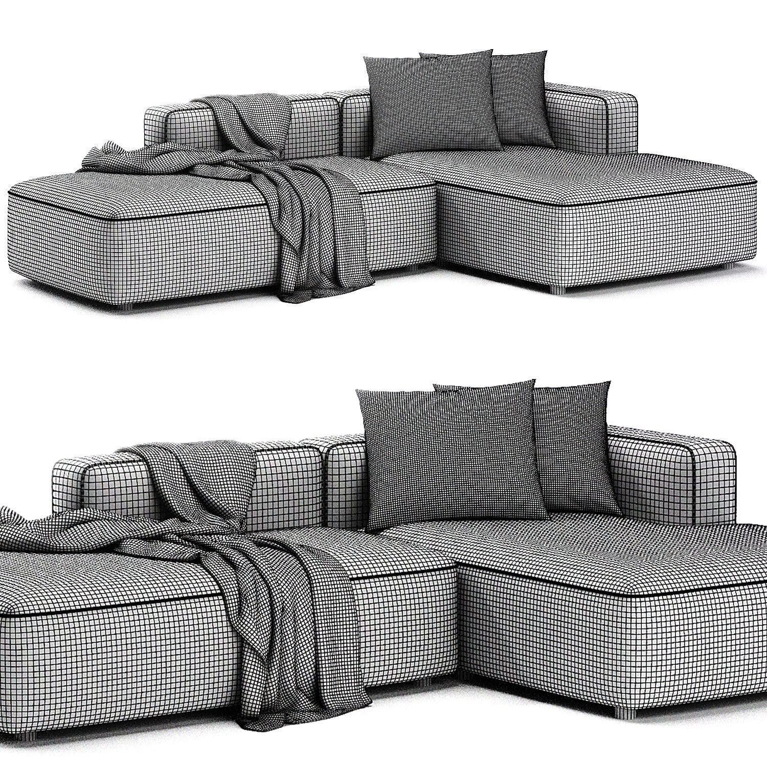 BASECAMP XL Small Sofa 3D model_4