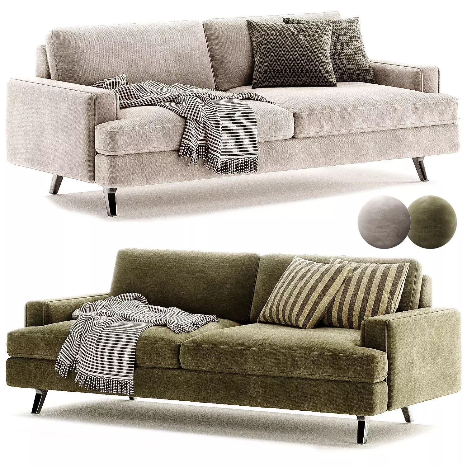 Lido Sofa 3D model_0