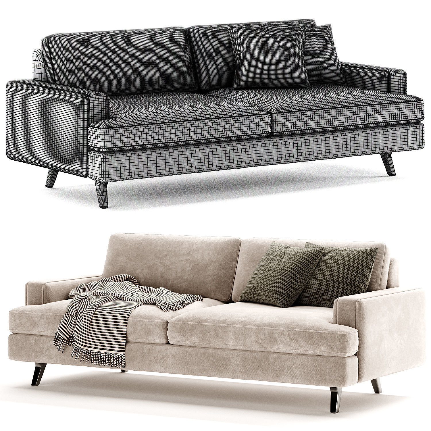 Lido Sofa 3D model_4