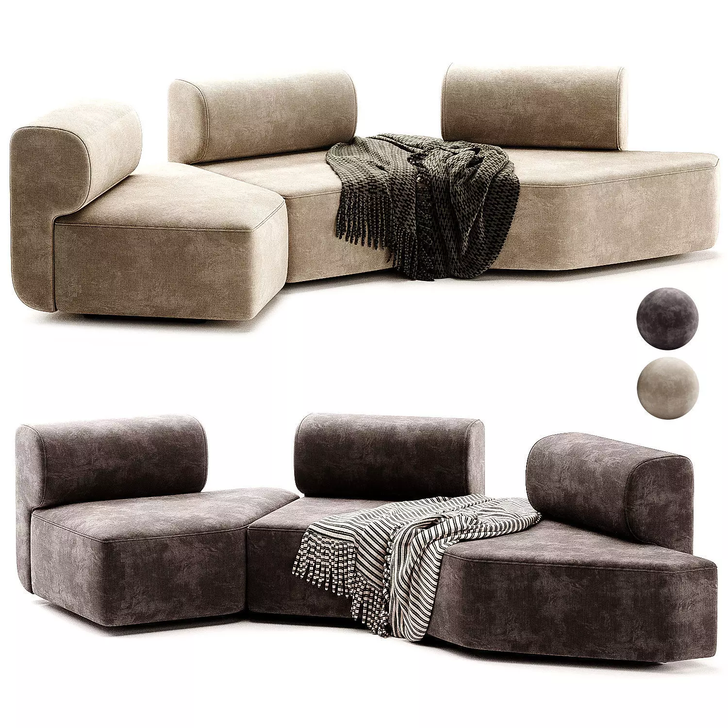 Stage Bundle Sofa 3D model_0