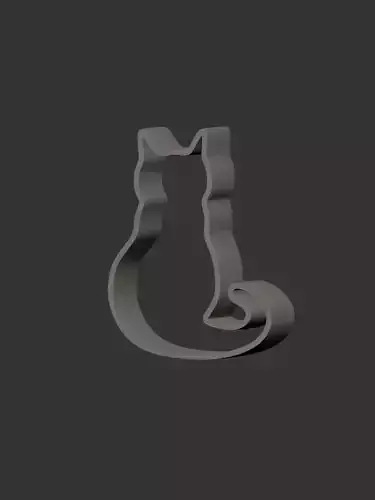 Cat Cookie Cutter - Cat Stl - Cookie Cutter stl