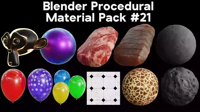 Blender Procedural Material Pack 21 Texture