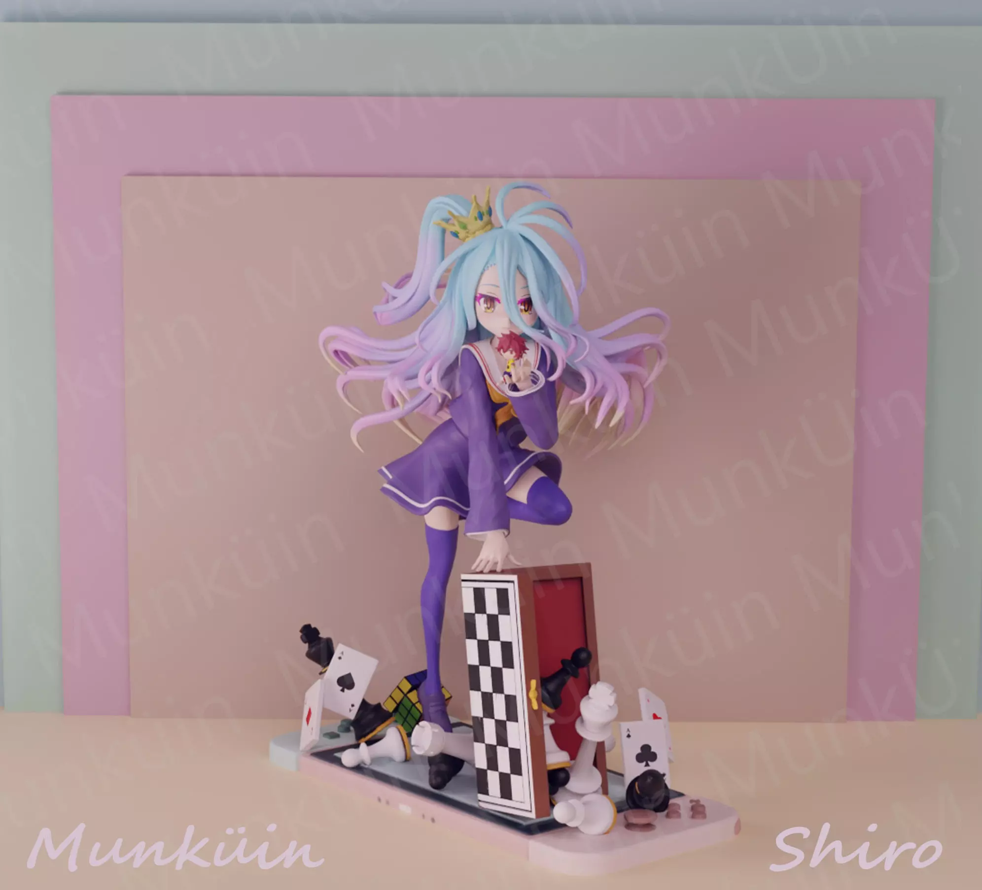 Shiro ngnl - Fan Art 3D print model