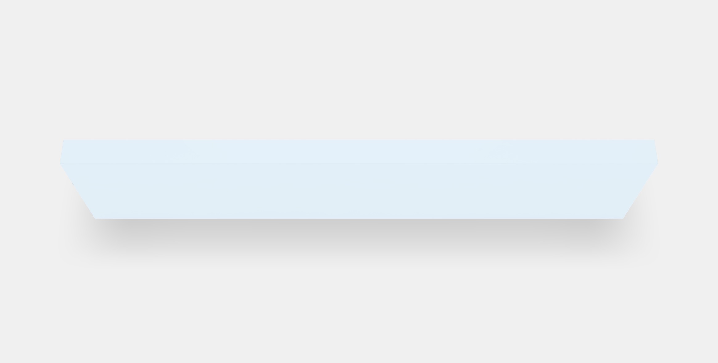 LACK Wall shelf 6 Low-poly 3D model_4