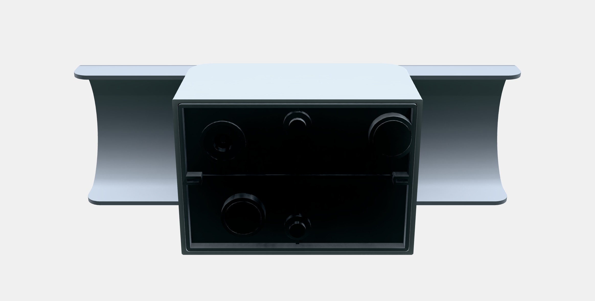 HAVSDUN LED wall lamp Low-poly 3D model_8