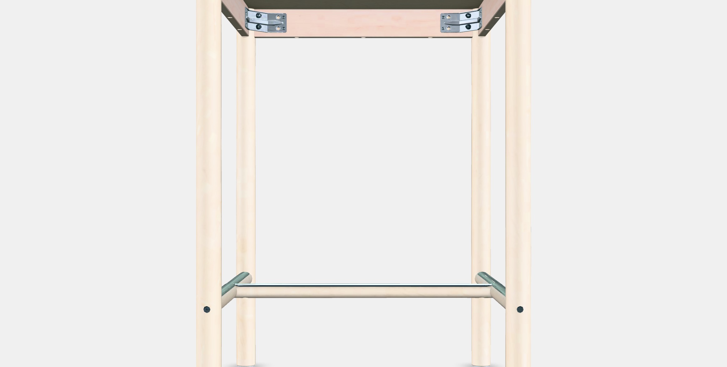 RONNINGE Bar table Low-poly 3D model_15