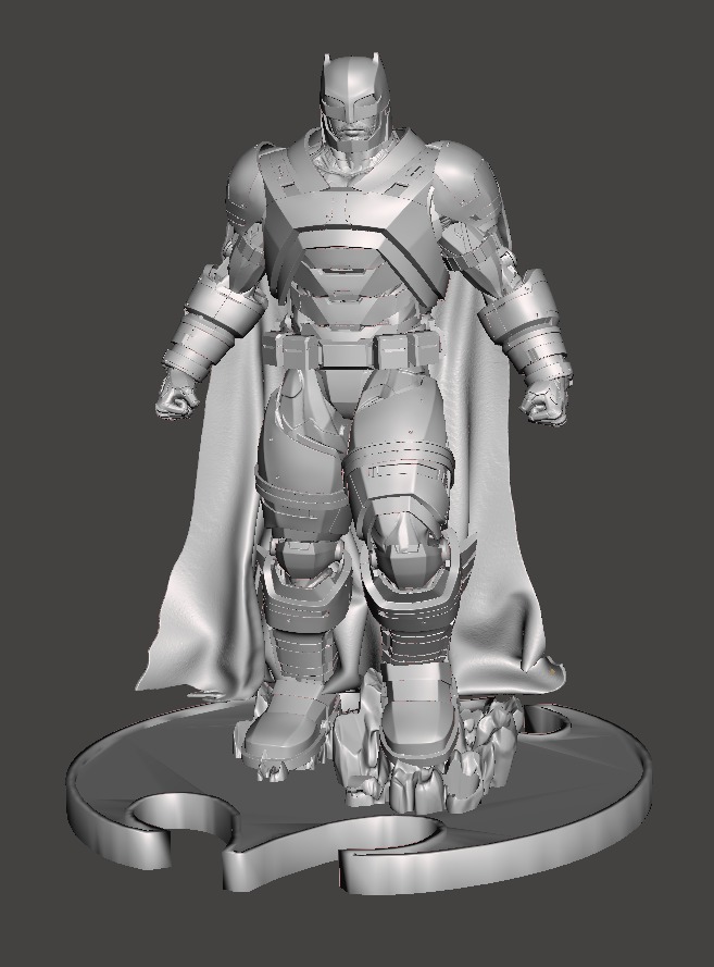Armored Batman from batman vs superman 3D print model_8