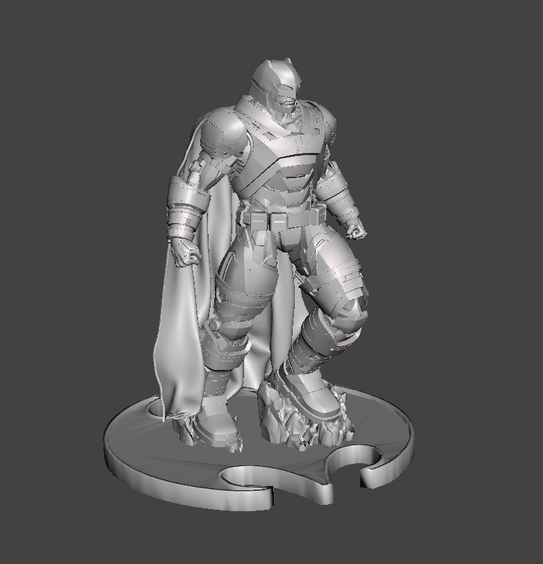 Armored Batman from batman vs superman 3D print model_1