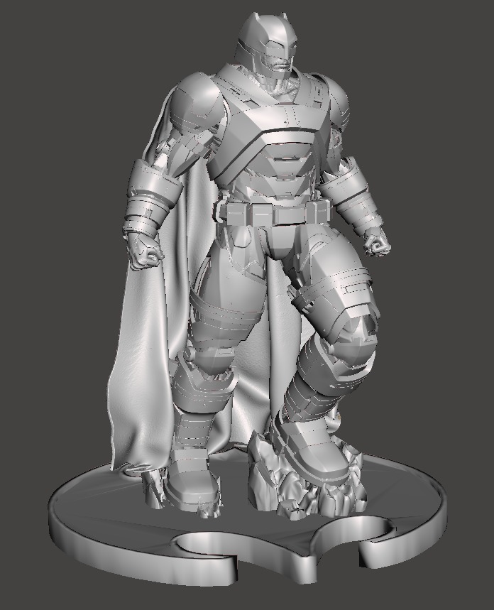Armored Batman from batman vs superman 3D print model_7
