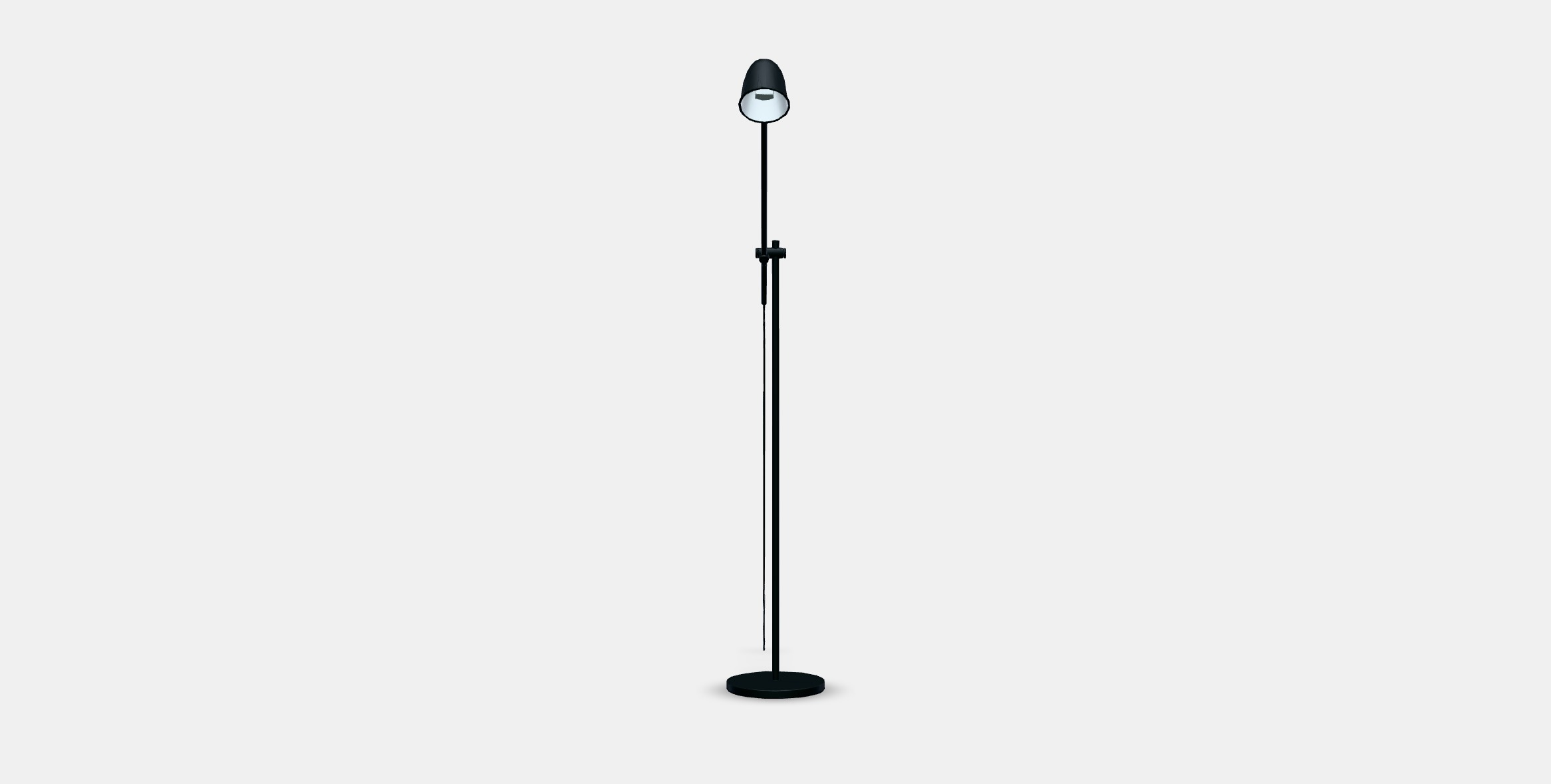 SKURUP Floor-standing reading lamp Low-poly 3D model_10