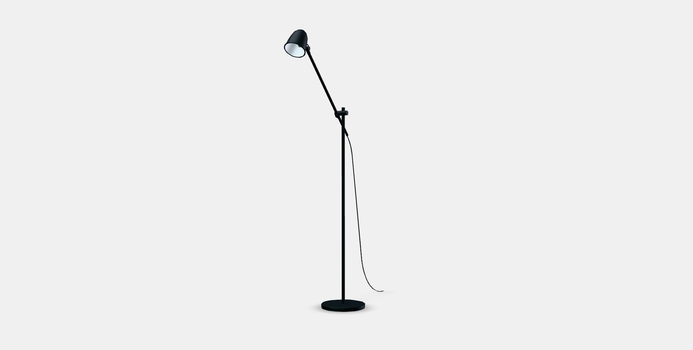 SKURUP Floor-standing reading lamp Low-poly 3D model_12