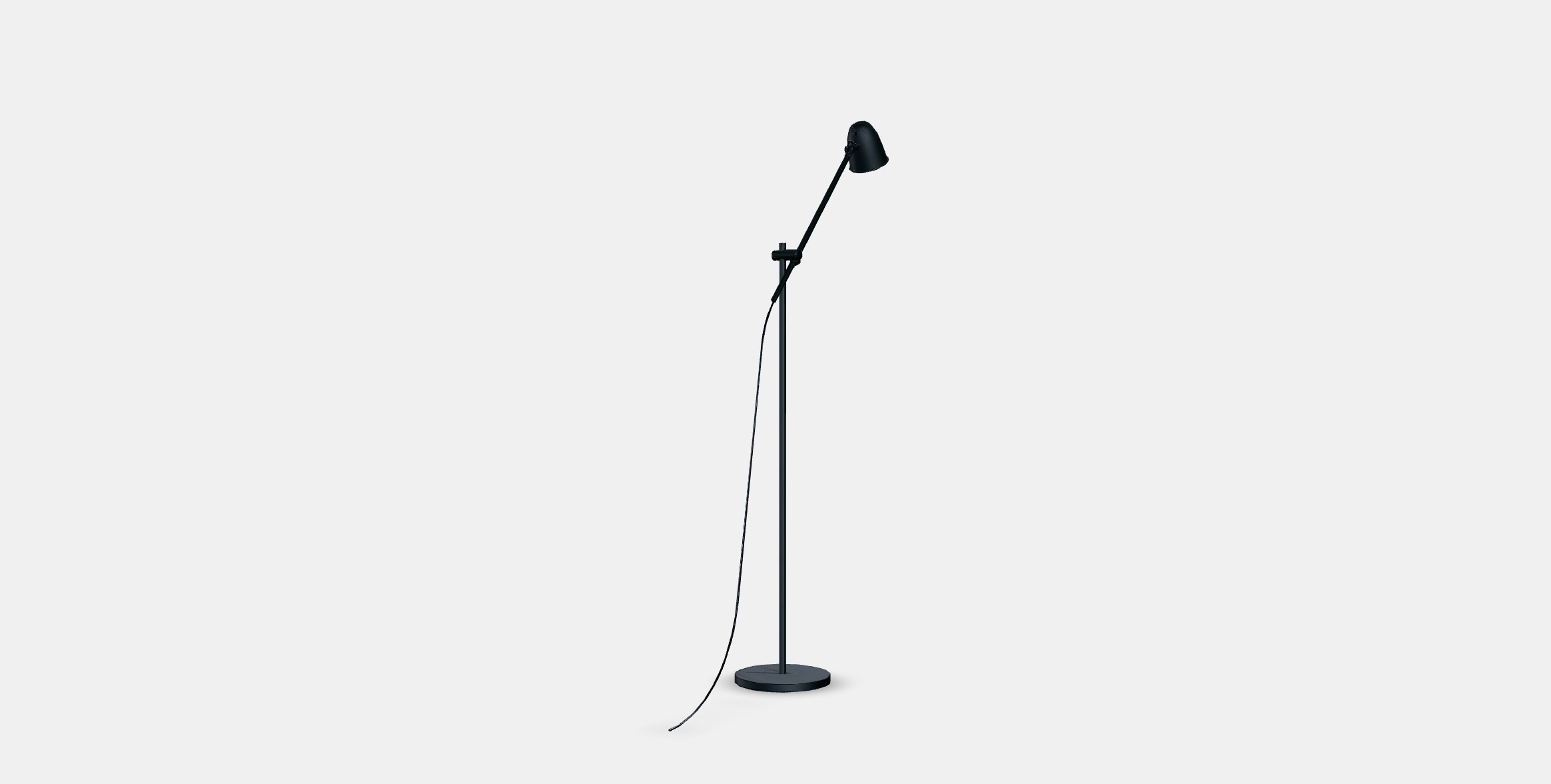SKURUP Floor-standing reading lamp Low-poly 3D model_5