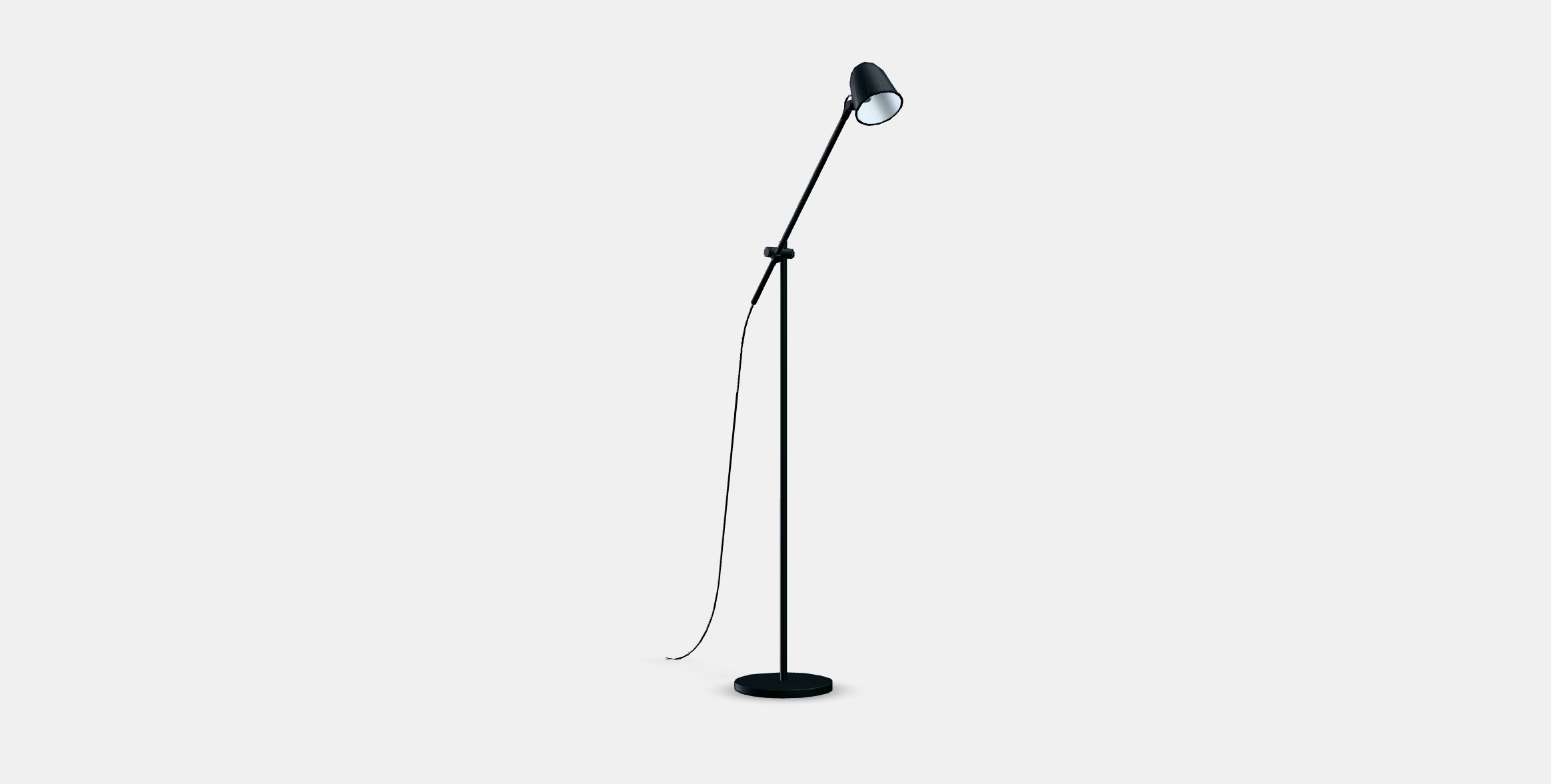 SKURUP Floor-standing reading lamp Low-poly 3D model_3