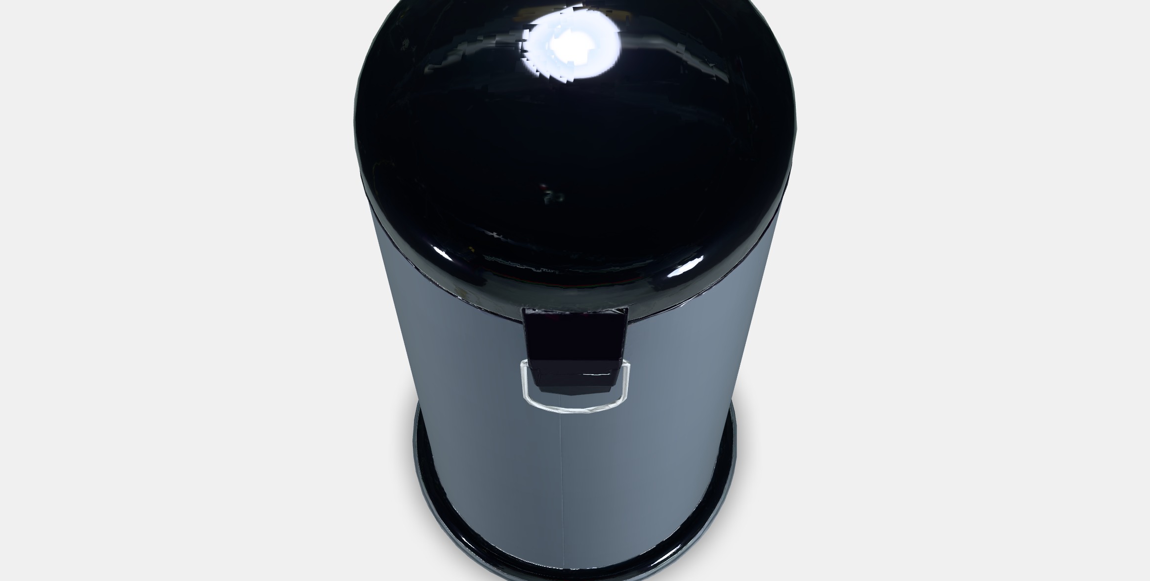 MJOSA Waste bin with pedal Low-poly 3D model_3
