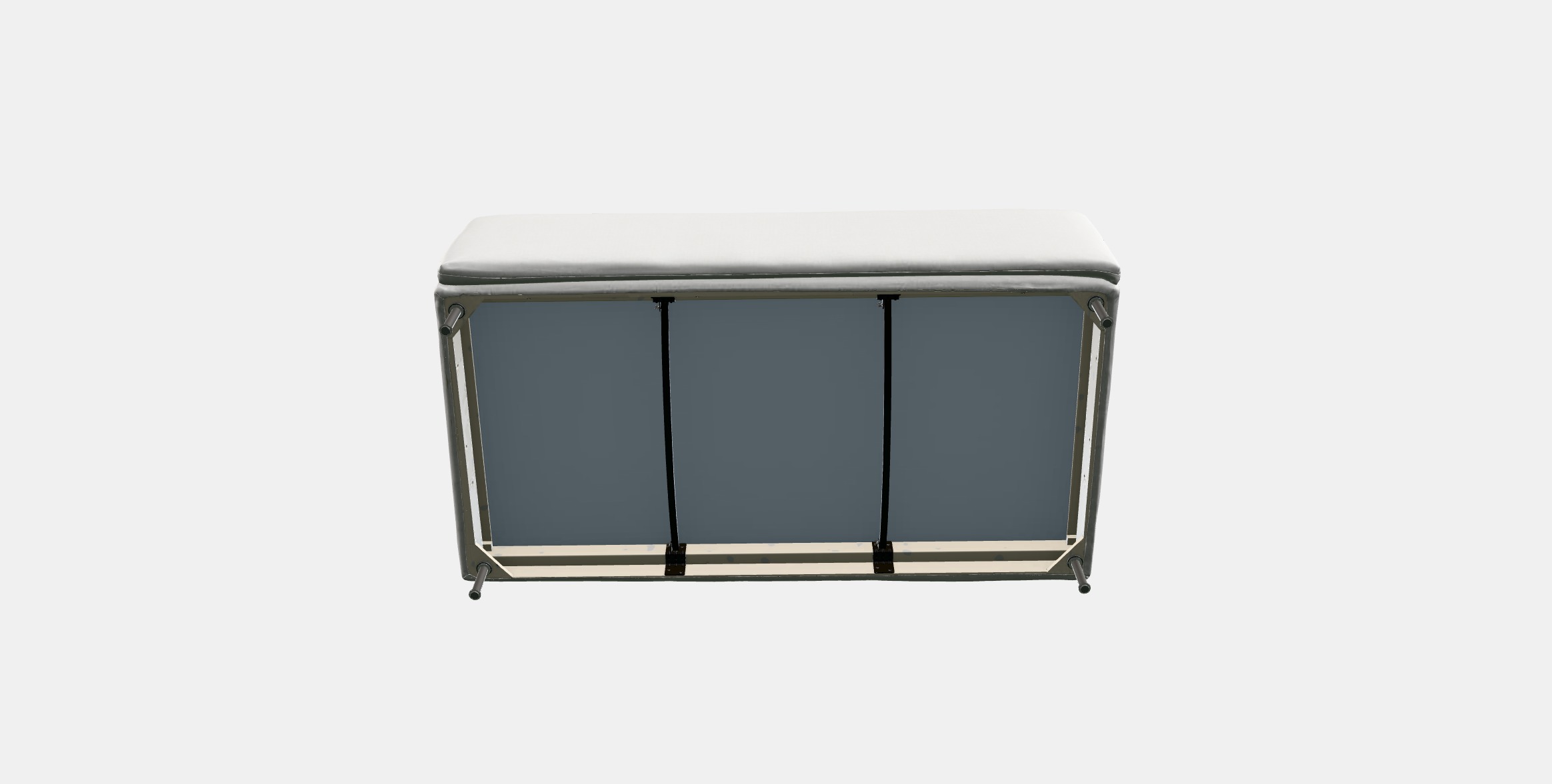 SODERHAMN 3-seat section 2 Low-poly 3D model_10