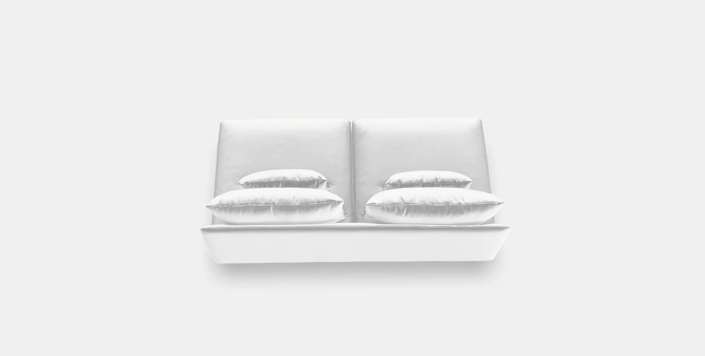 SODERHAMN 3-seat section 2 Low-poly 3D model_0