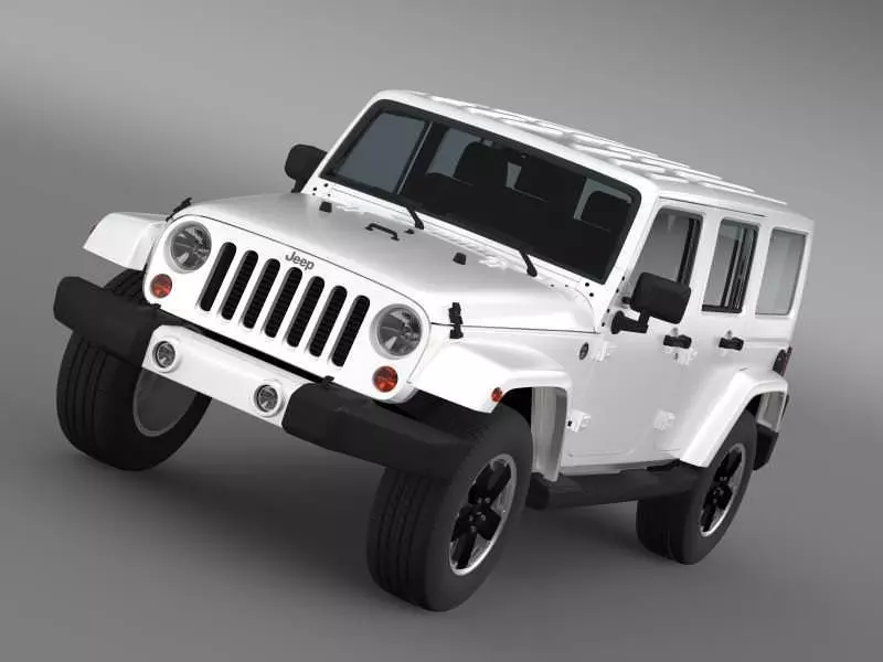 Jeep Wrangler Unlimited Altitude 2012 3D model_0