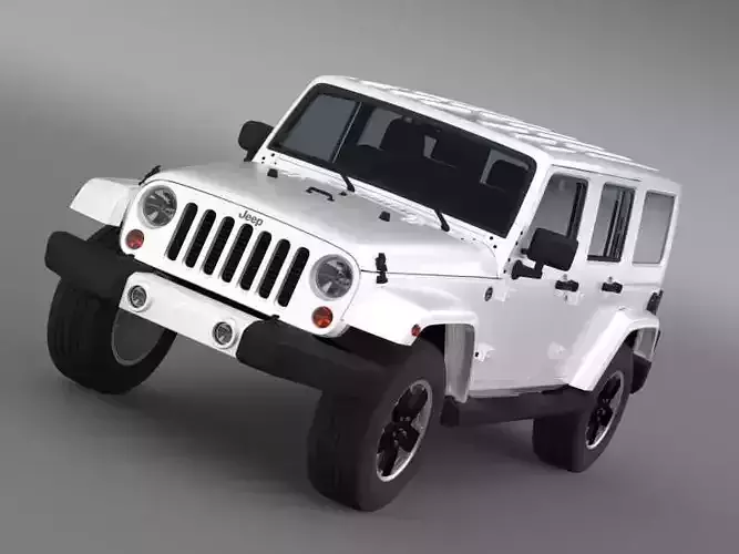 Jeep Wrangler Unlimited Altitude 2012 3D model