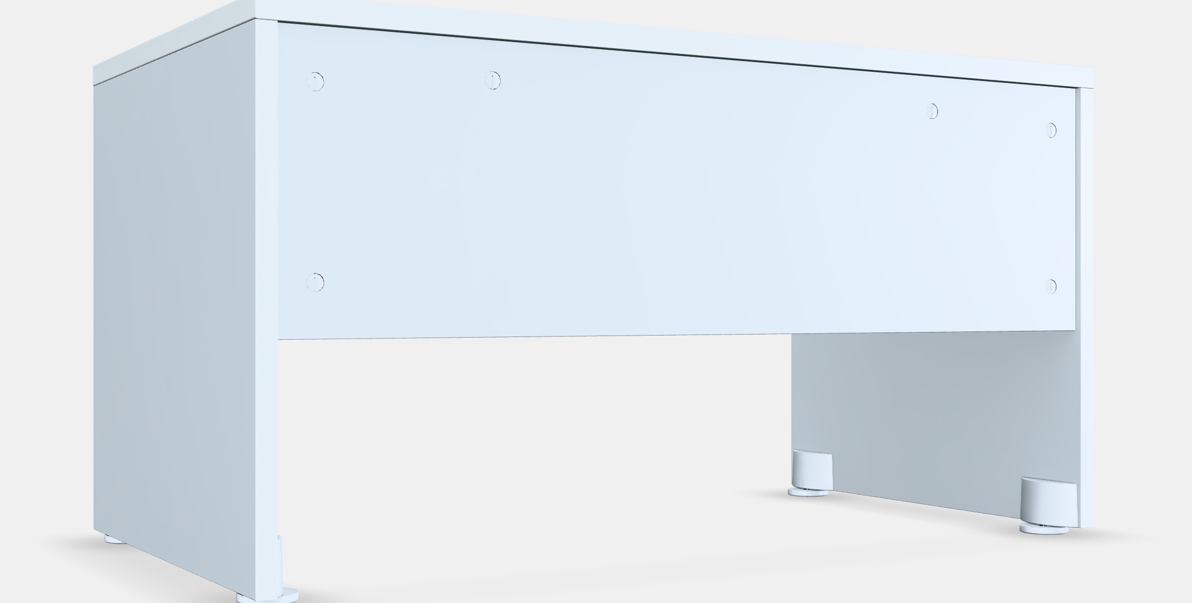 SMASTAD Bench 4 Low-poly 3D model_3