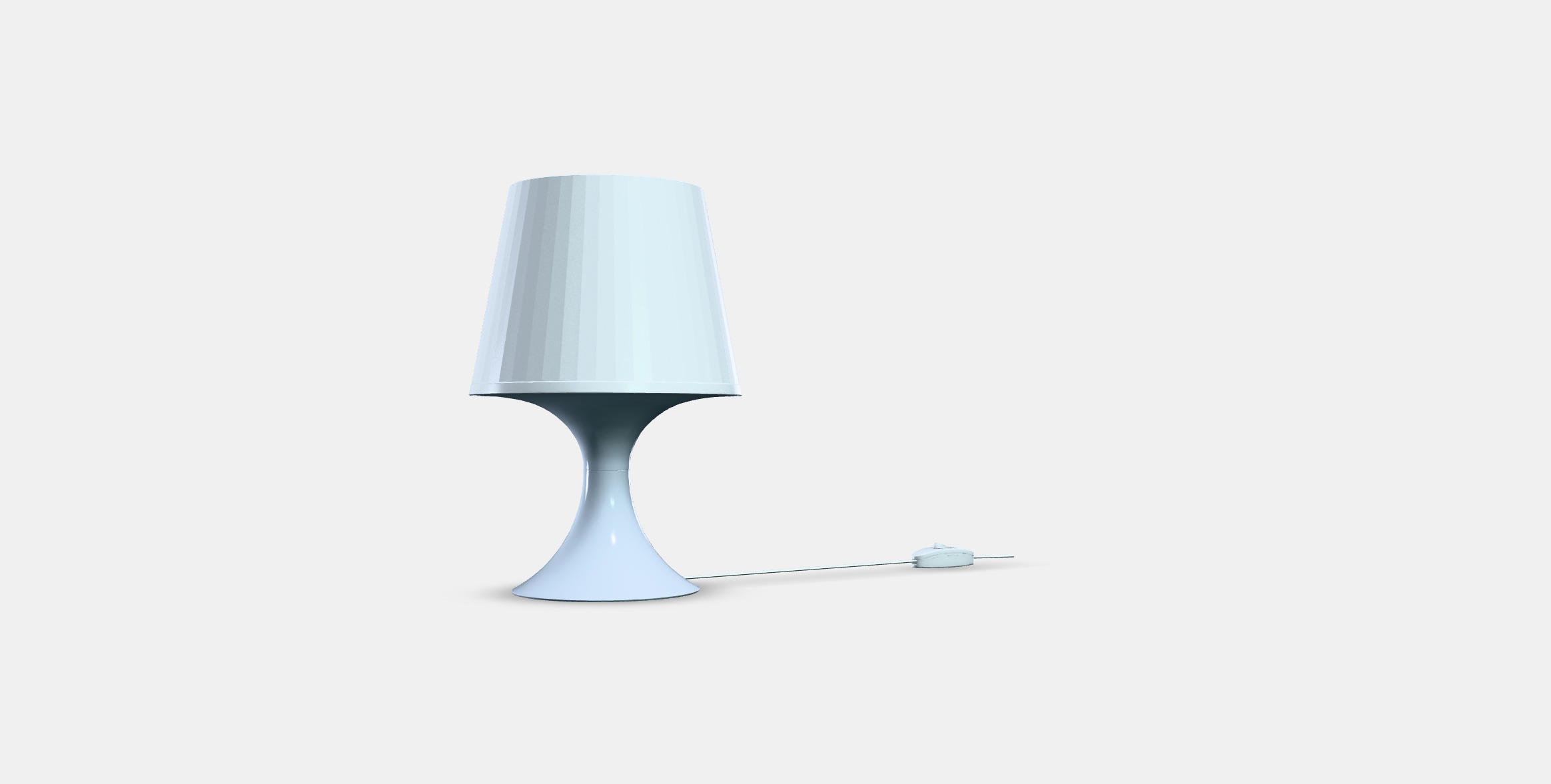 LAMPAN Table lamp Low-poly 3D model_3