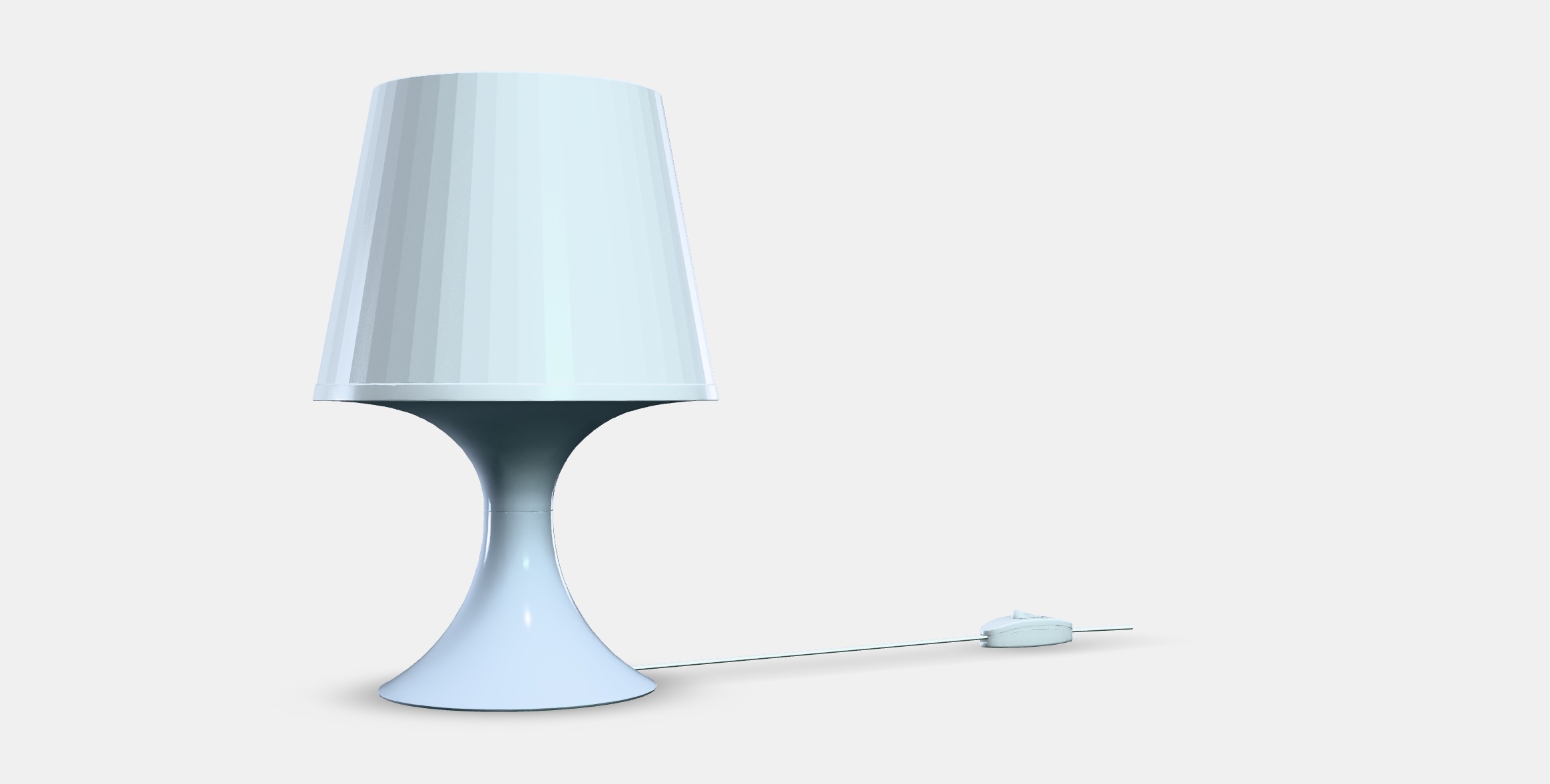 LAMPAN Table lamp Low-poly 3D model_9