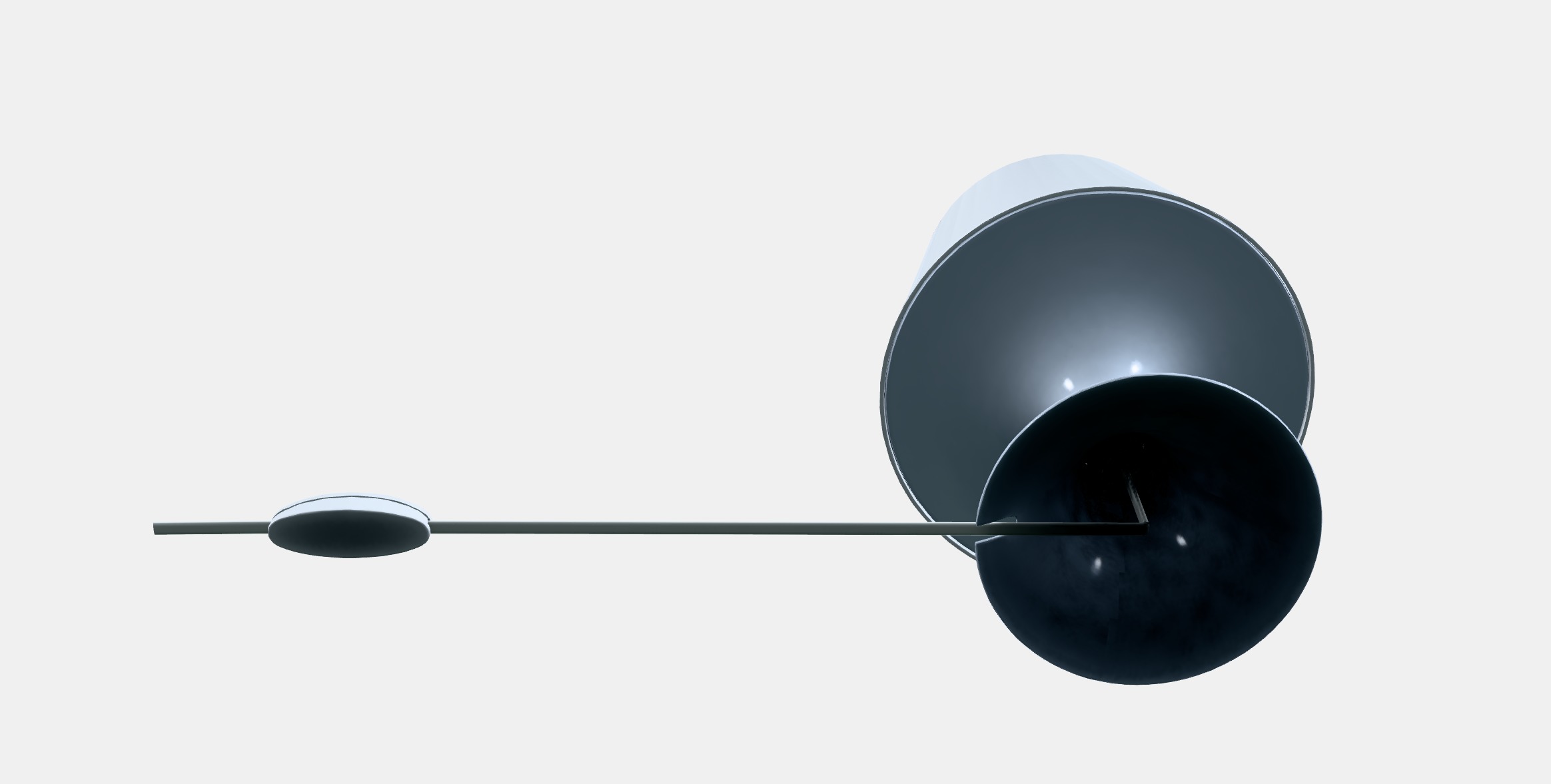 LAMPAN Table lamp Low-poly 3D model_8