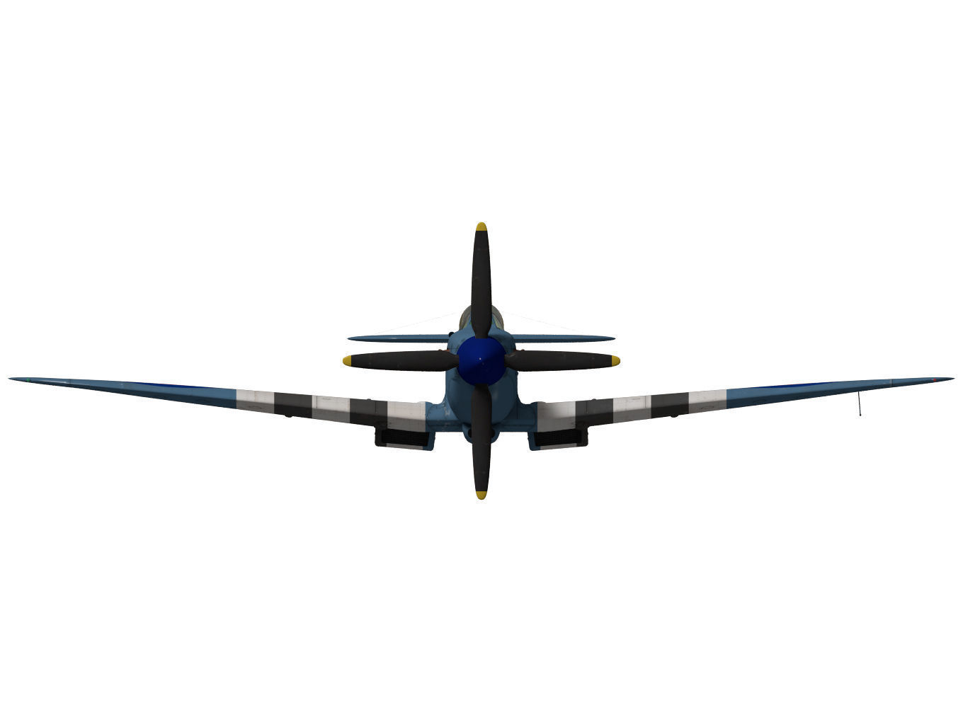 Supermarine spitfire Mk-XI 3D model_11