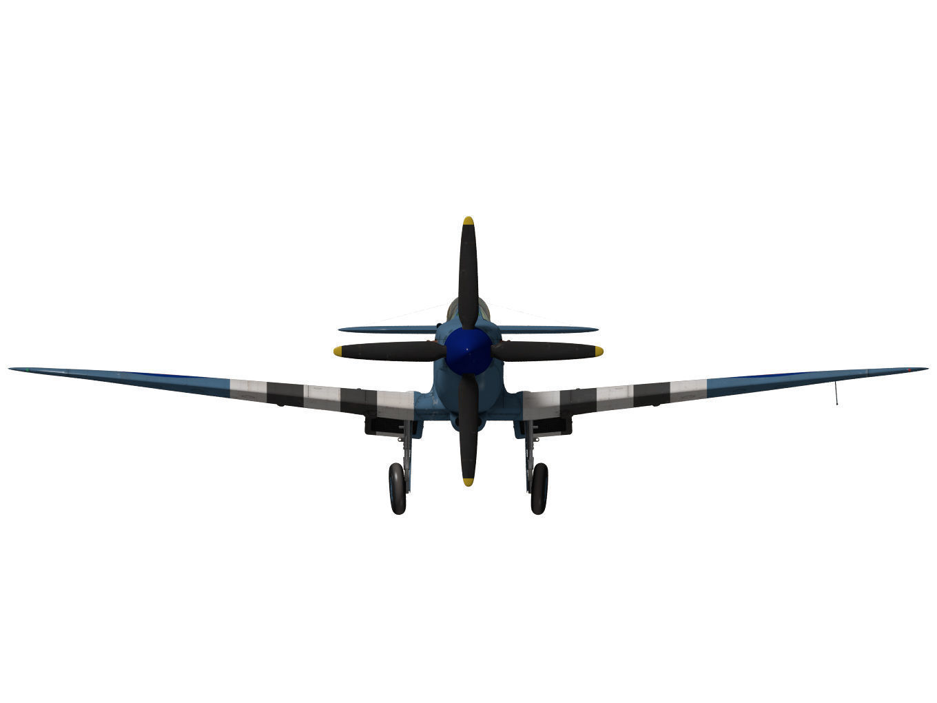 Supermarine spitfire Mk-XI 3D model_12
