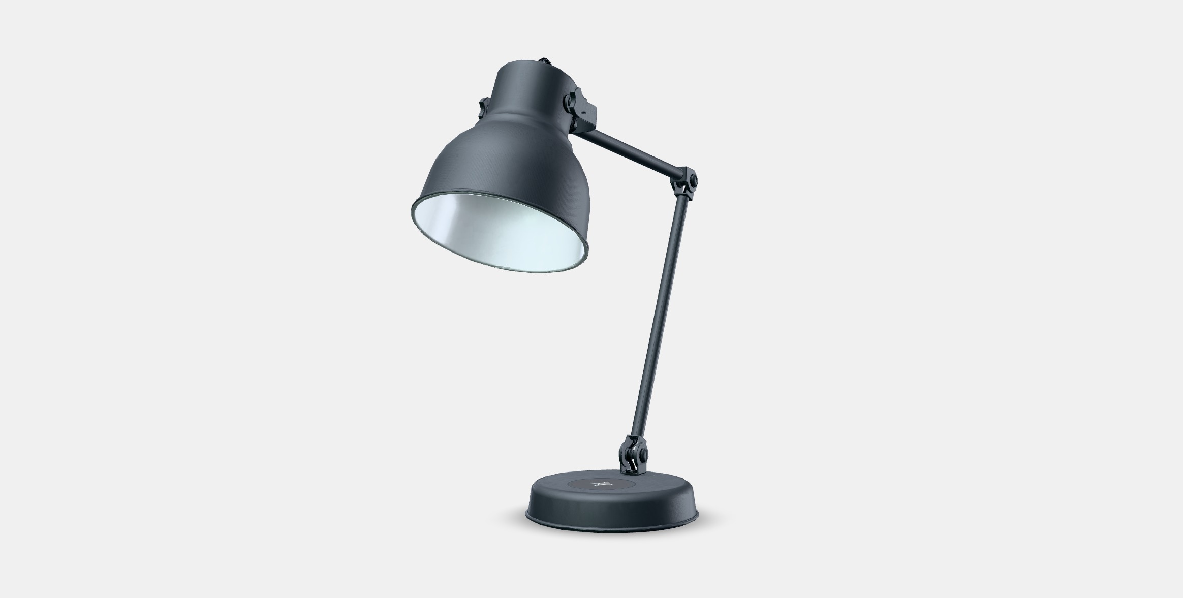 HEKTAR HECTAR Work lamp with wireless charging function Low-poly 3D model_12