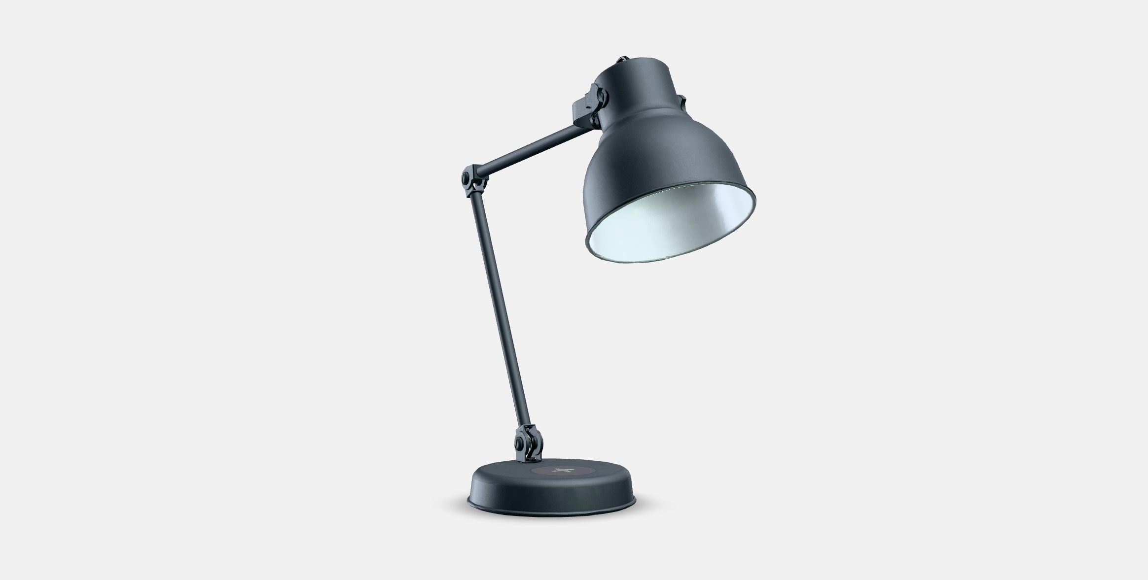 HEKTAR HECTAR Work lamp with wireless charging function Low-poly 3D model_3