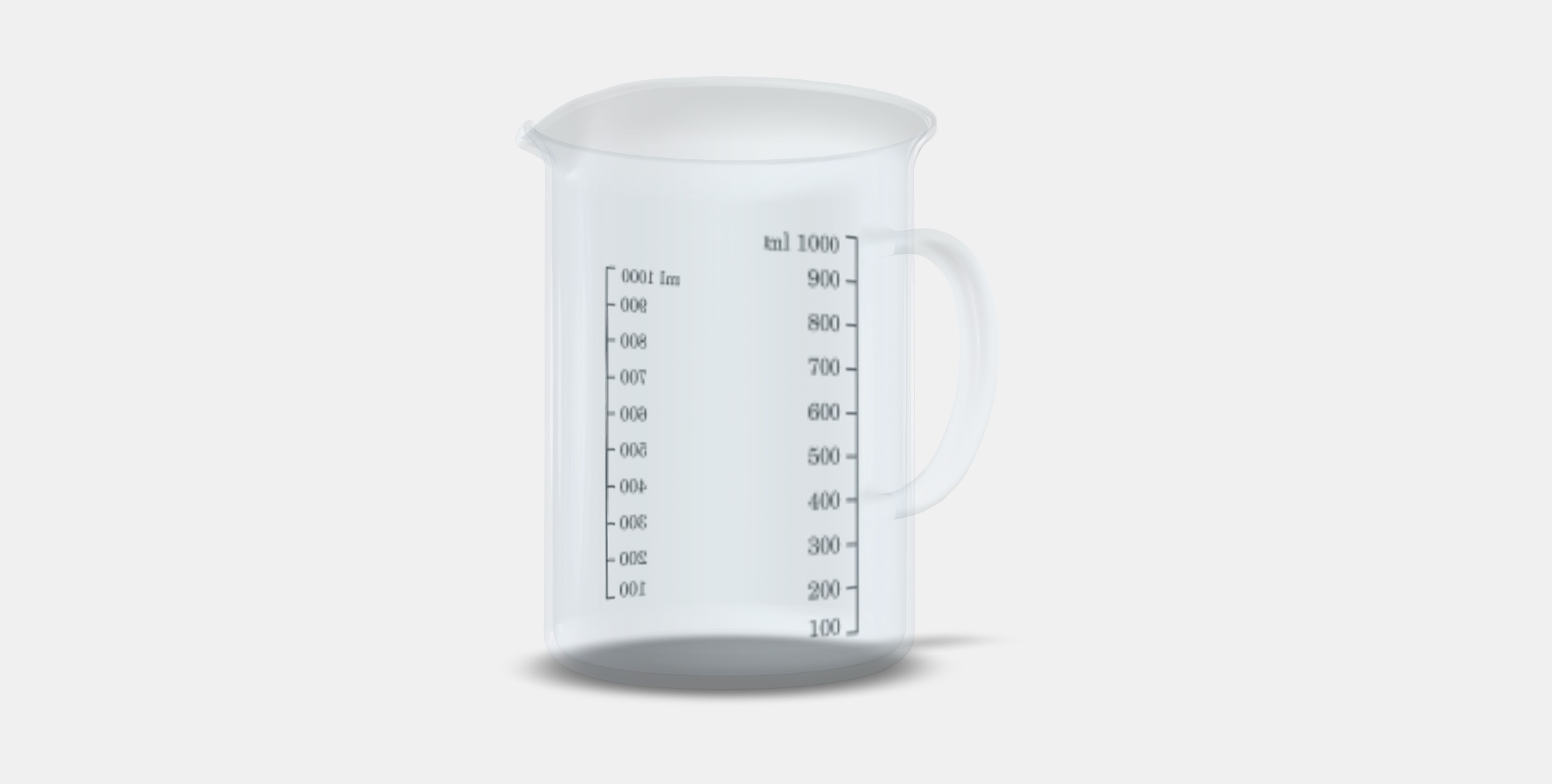 VARDAGEN Measuring jug 2 Low-poly 3D model_2
