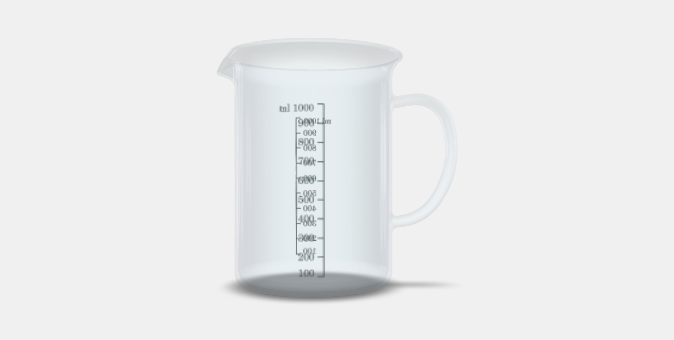 VARDAGEN Measuring jug 2 Low-poly 3D model_10