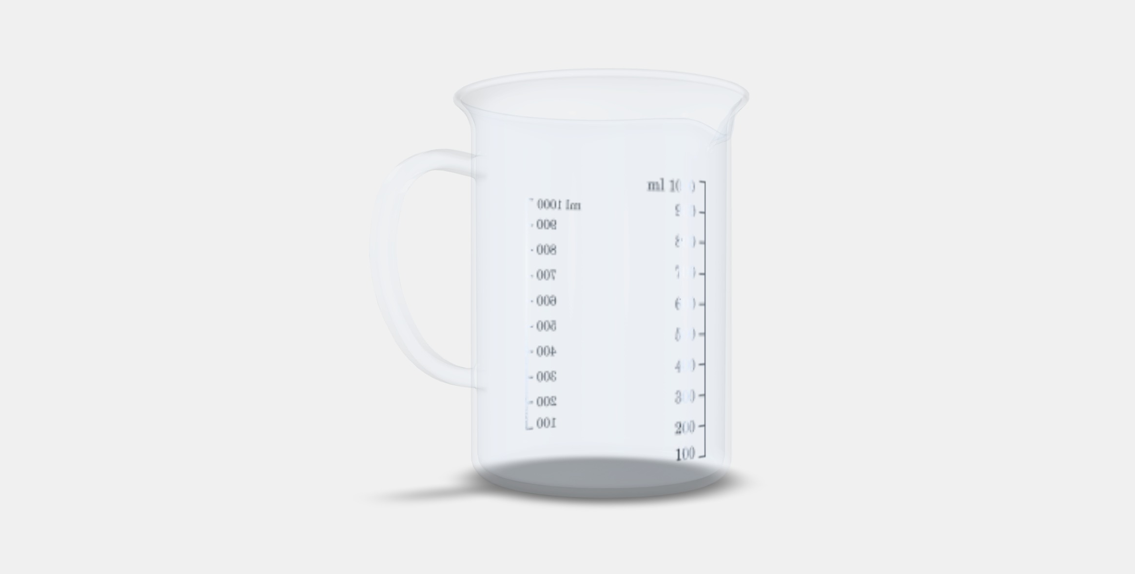 VARDAGEN Measuring jug 2 Low-poly 3D model_16