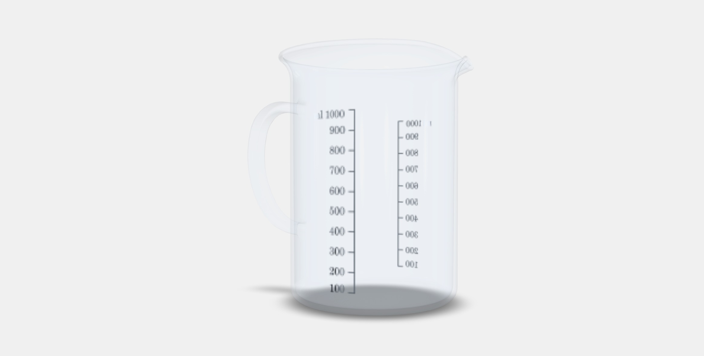 VARDAGEN Measuring jug 2 Low-poly 3D model_7