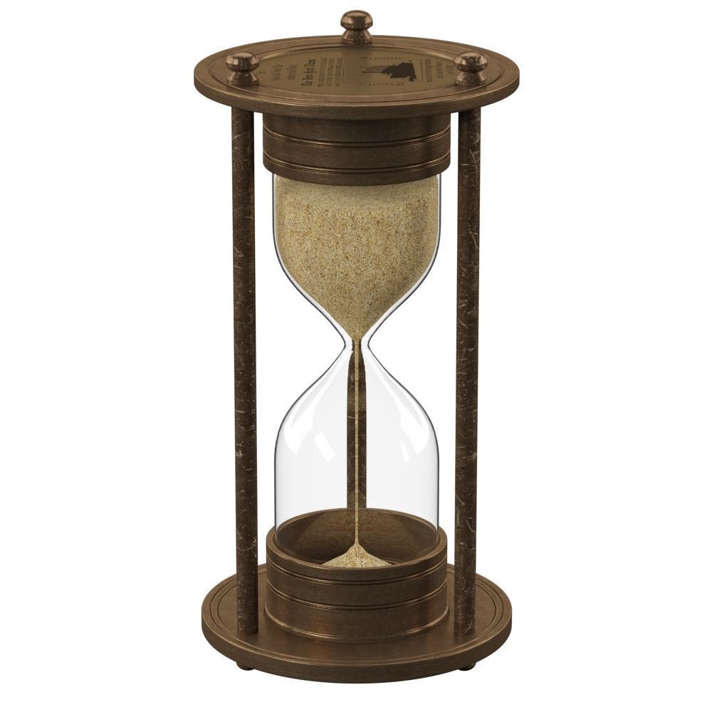 Bull Wolken Hourglass 3D model_2