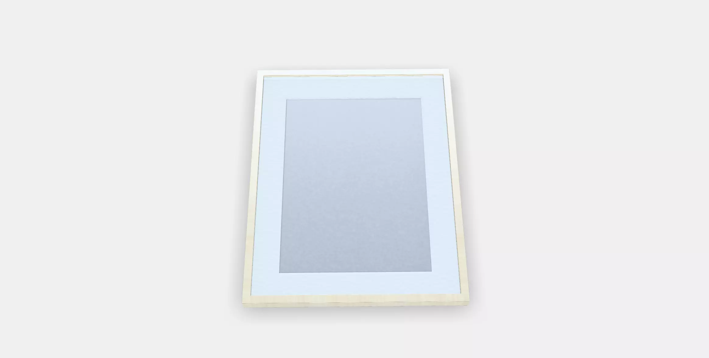 HOVSTA Frame and frame board Low-poly 3D model_0