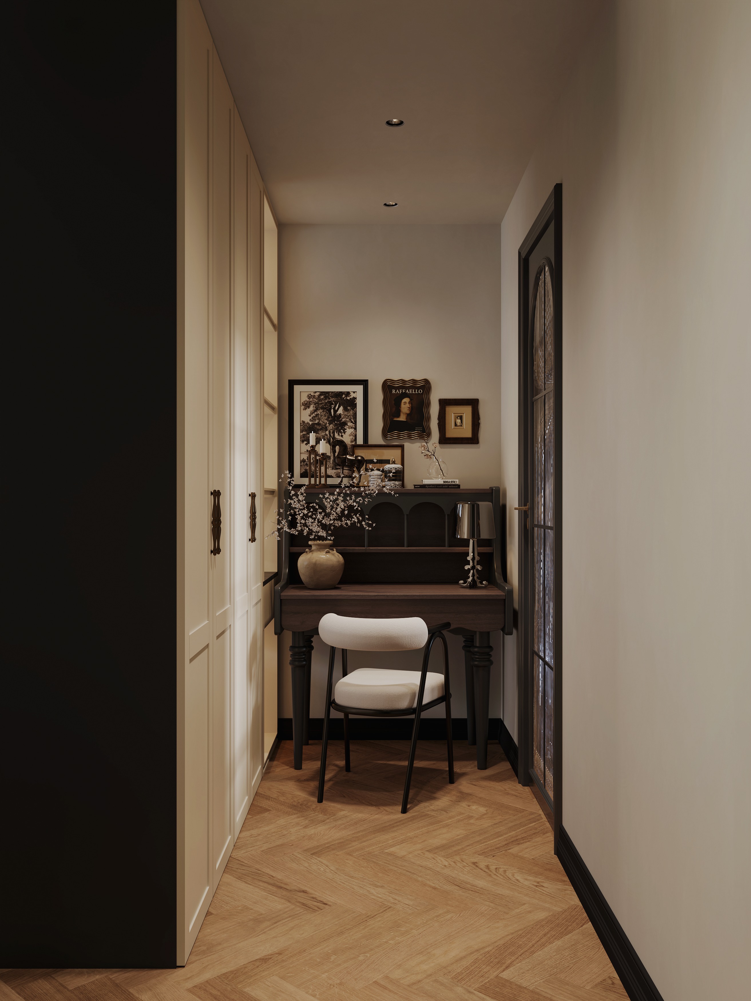 French-style bedroom 3D model_1