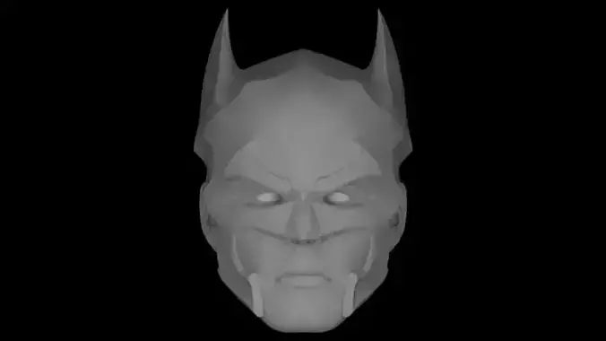 BATMAN DARK KNIGHTS OF STEEL HEAD SCULPT