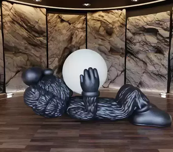 Kaws Holiday Shangai BFF Version Fan Art Toy