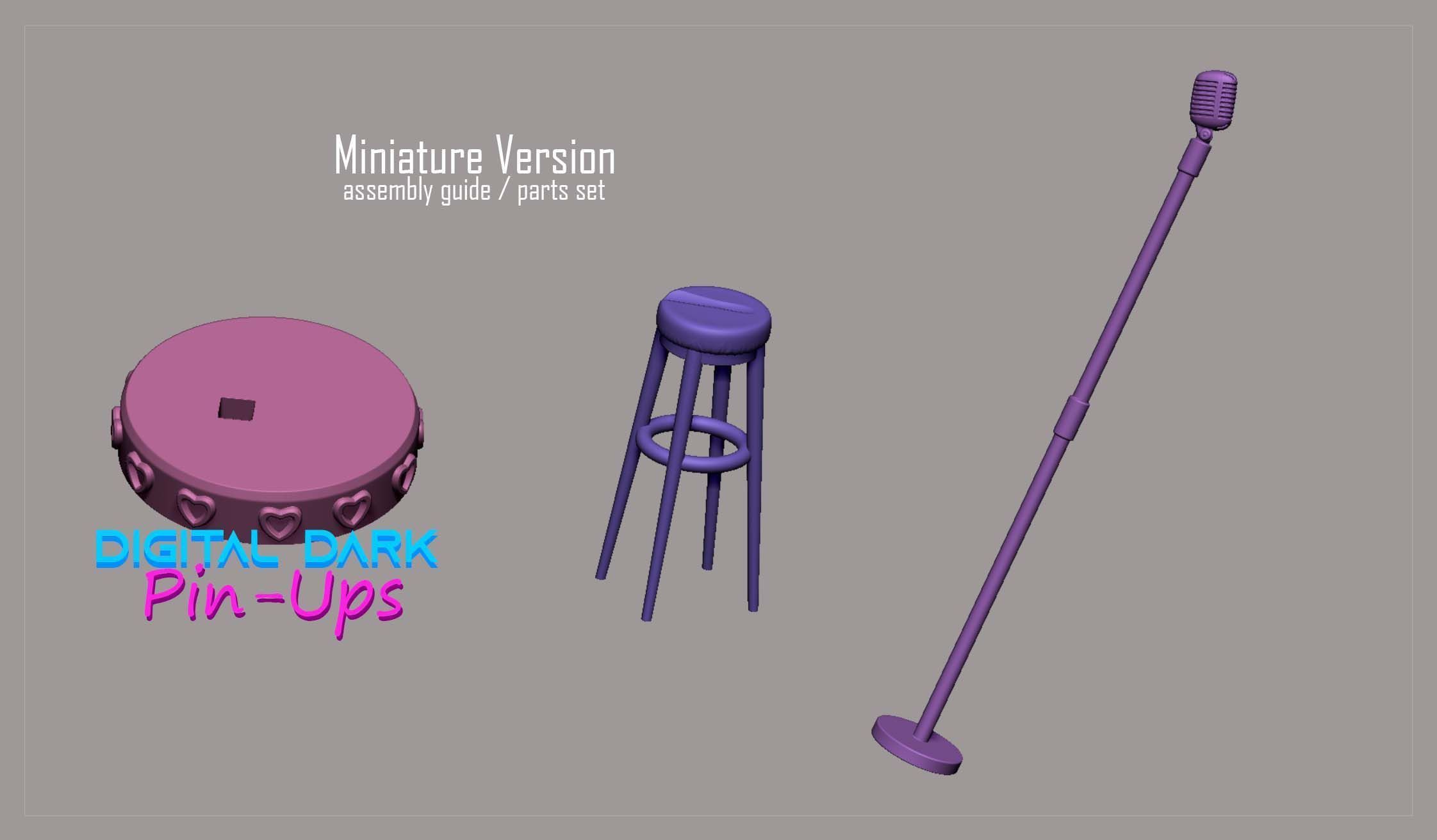 Jessica Rabbit with NSFW version and Miniatures 3D print model_9