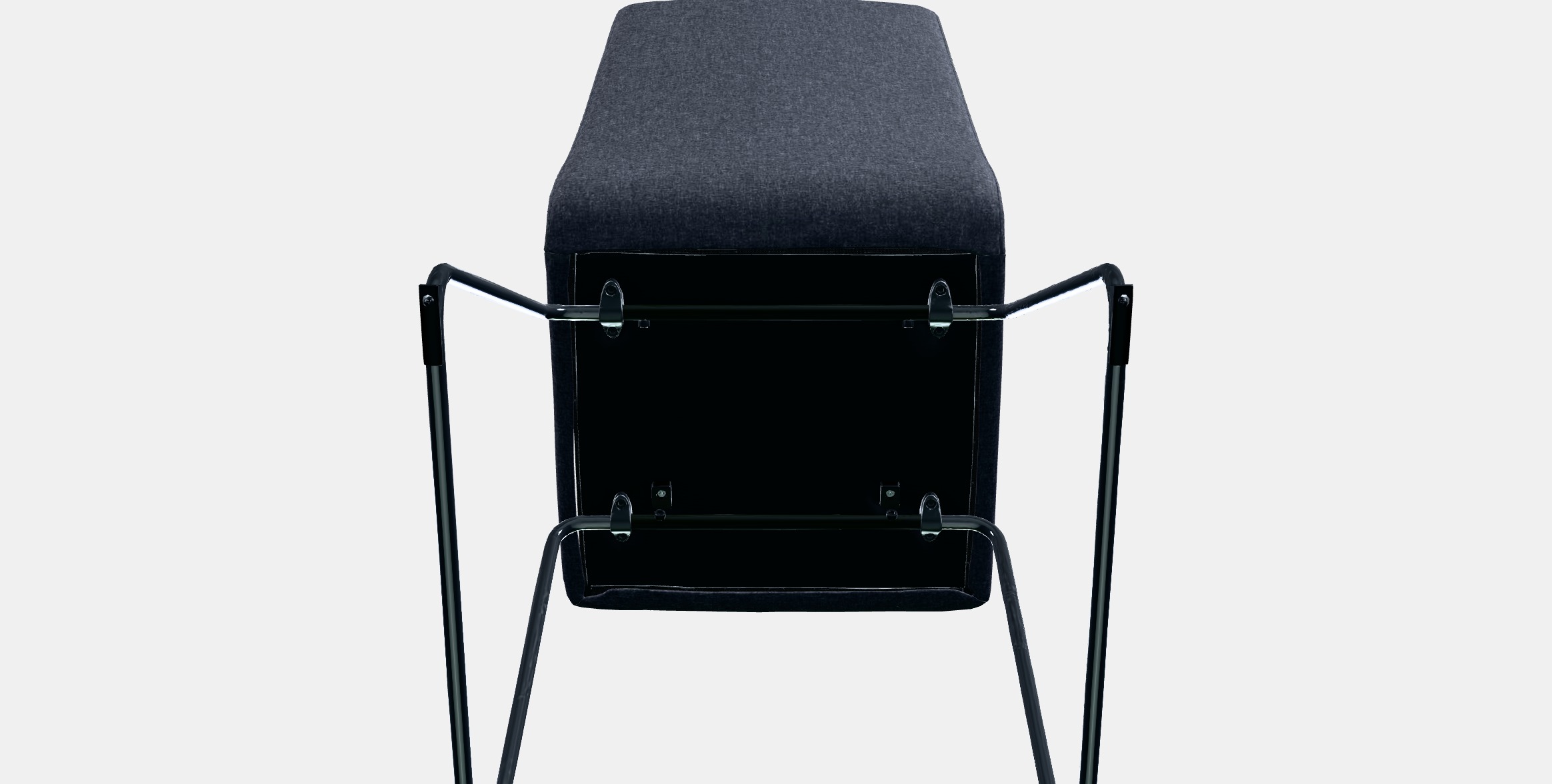 LILLANAS Chair 1 Low-poly 3D model_6
