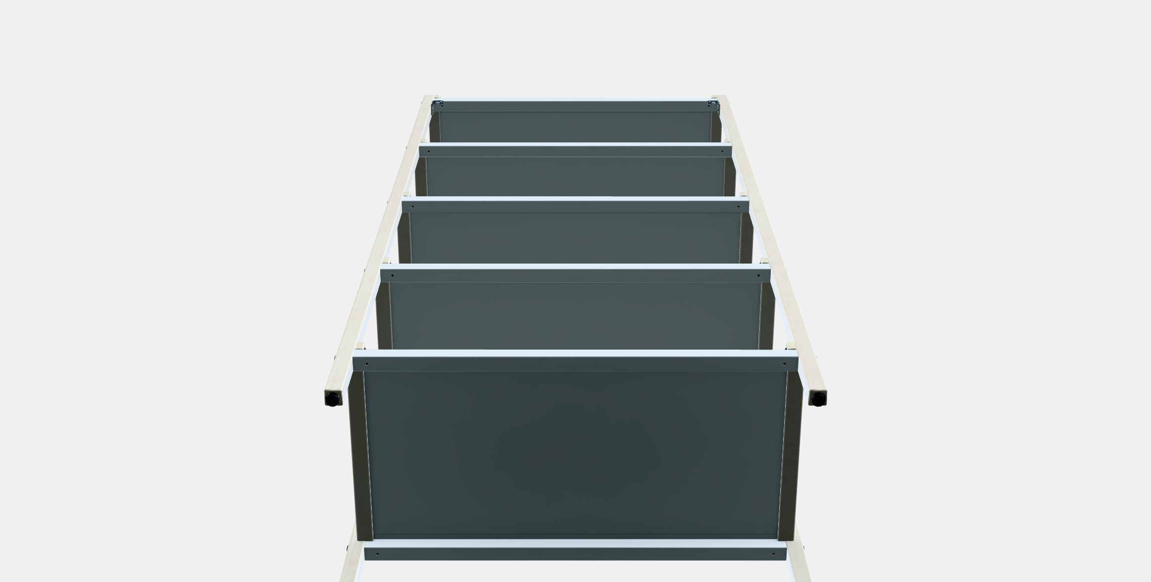 EKENABBEN Open shelving unit 1 Low-poly 3D model_8