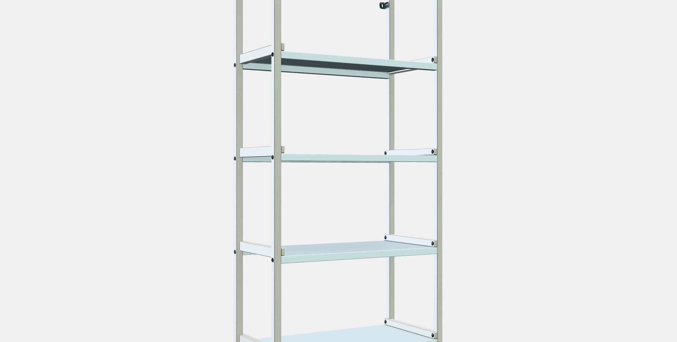 EKENABBEN Open shelving unit 1 Low-poly 3D model_9