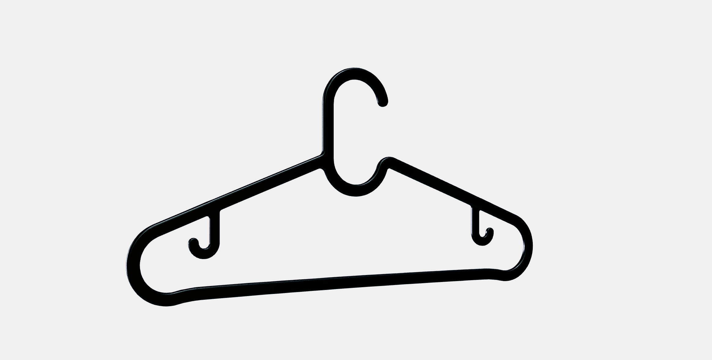 SPRUTTIG Hanger Low-poly 3D model_9