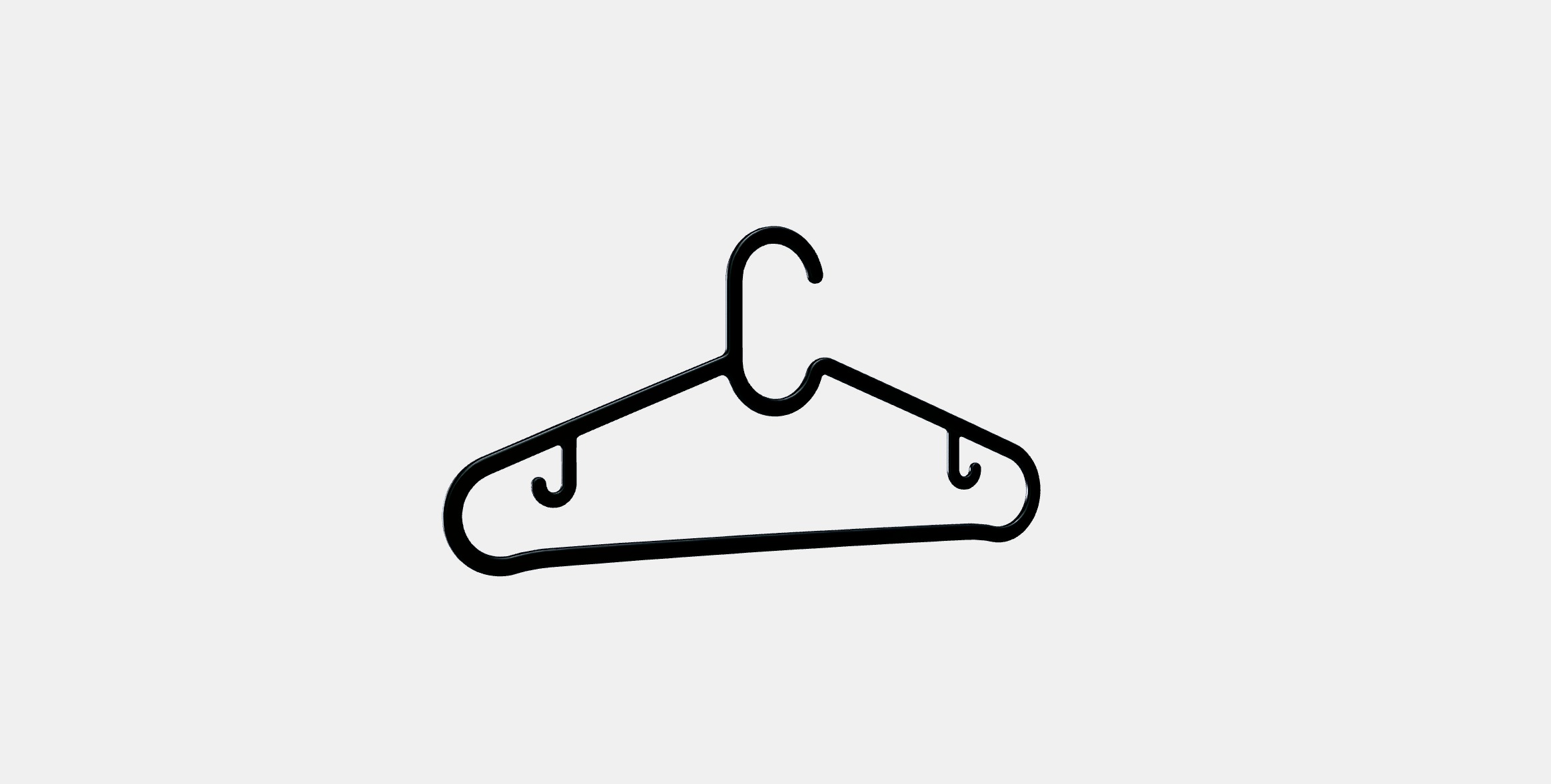 SPRUTTIG Hanger Low-poly 3D model_3