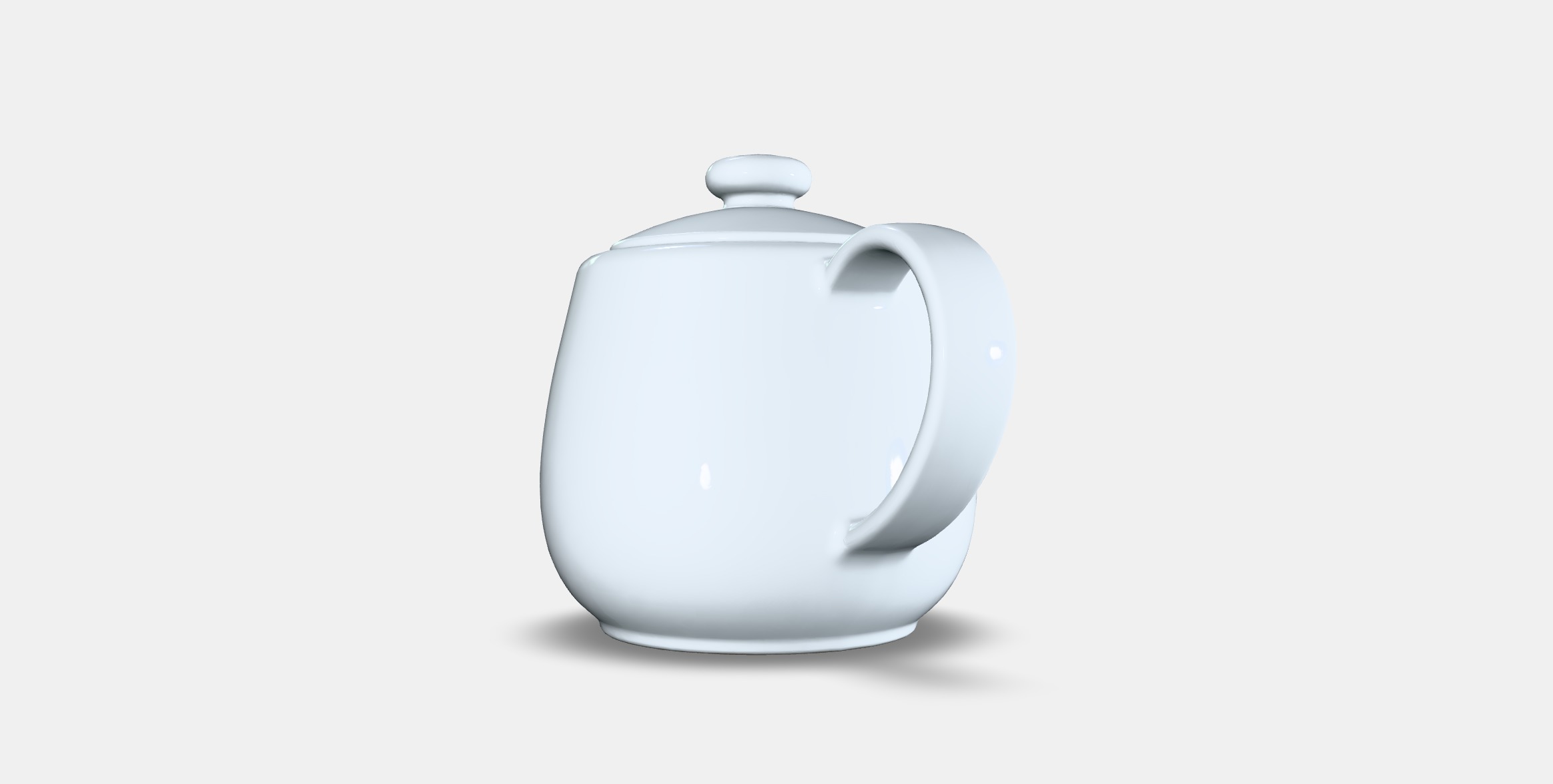 VARDAGEN Teapot Low-poly 3D model_16