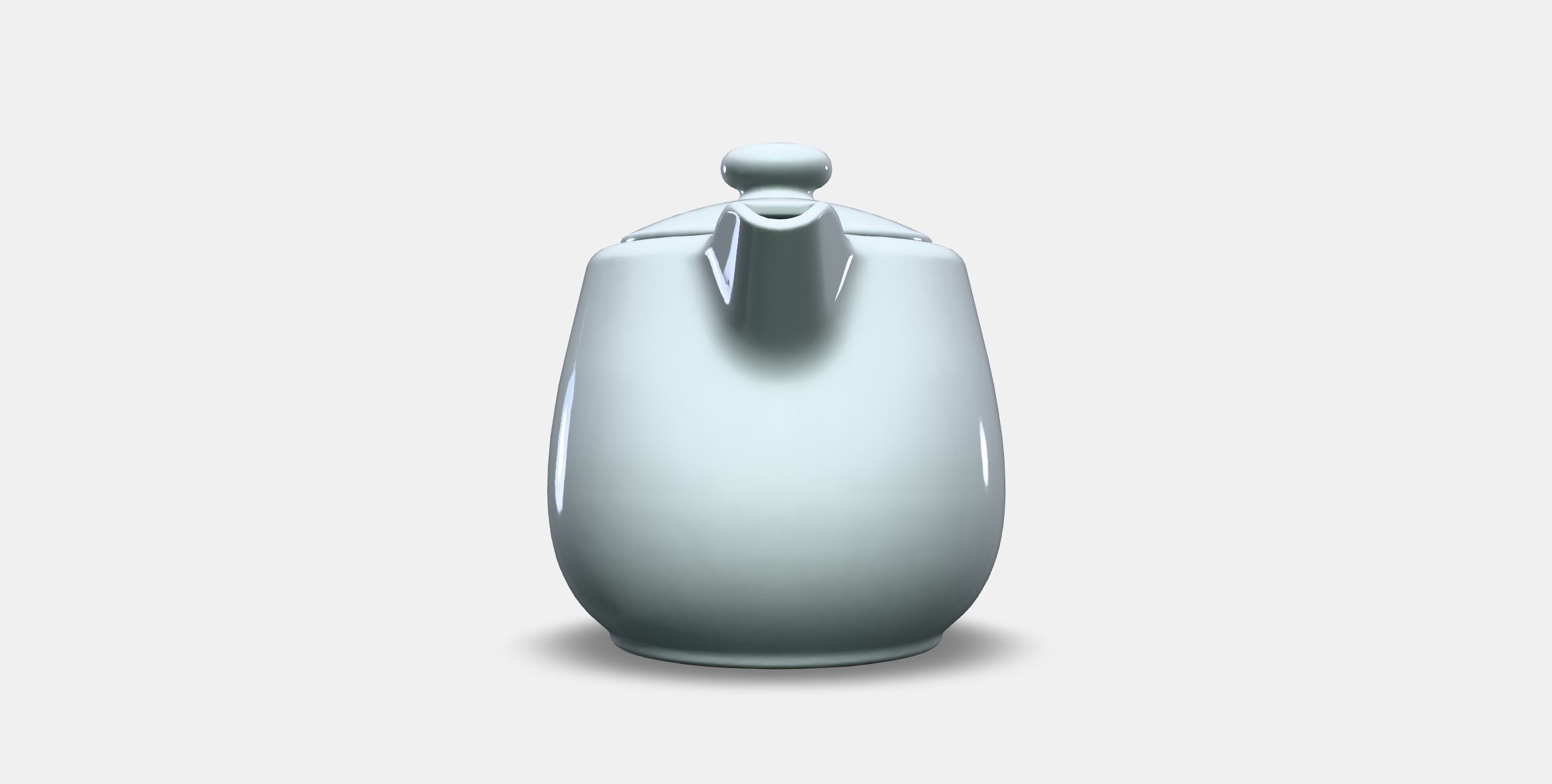 VARDAGEN Teapot Low-poly 3D model_10