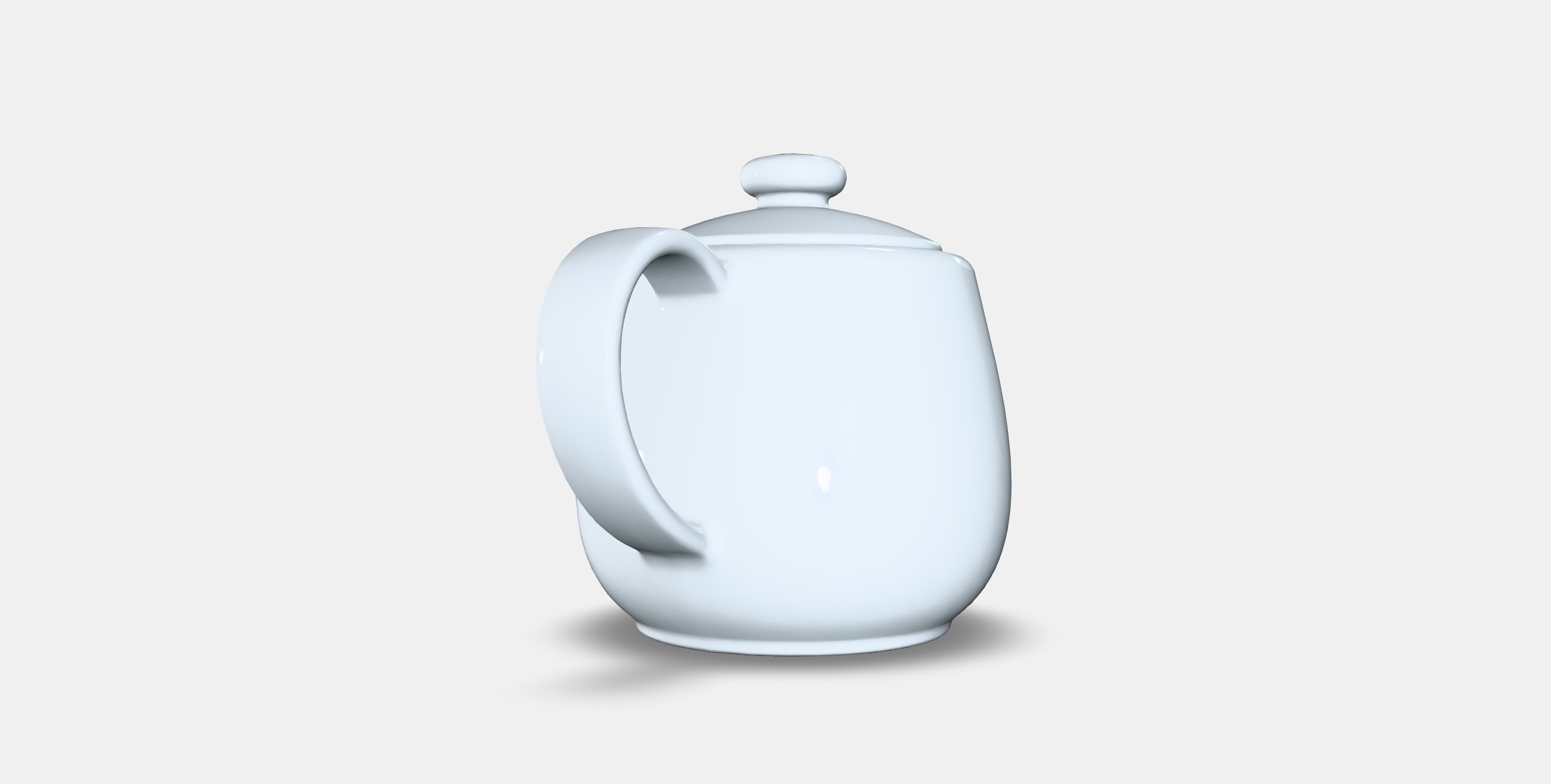 VARDAGEN Teapot Low-poly 3D model_4