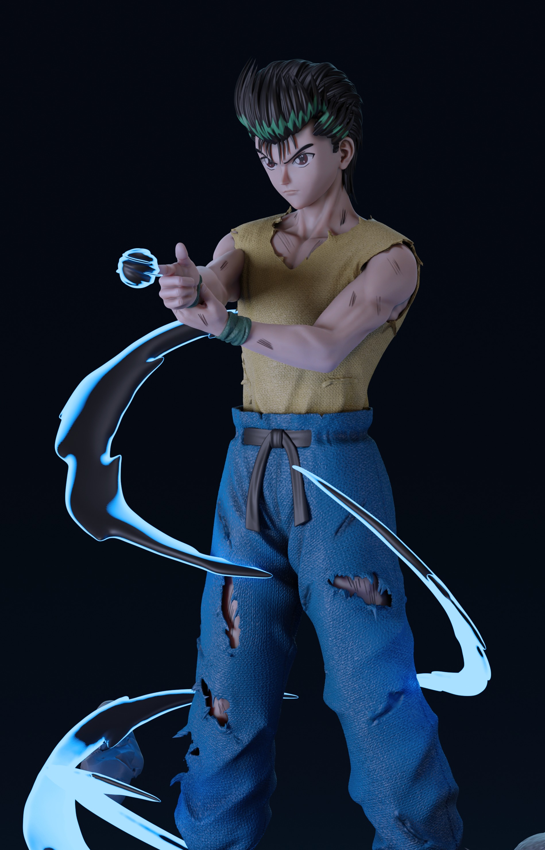 Yusuke Urameshi Yuyuhakusho 3D print model_4